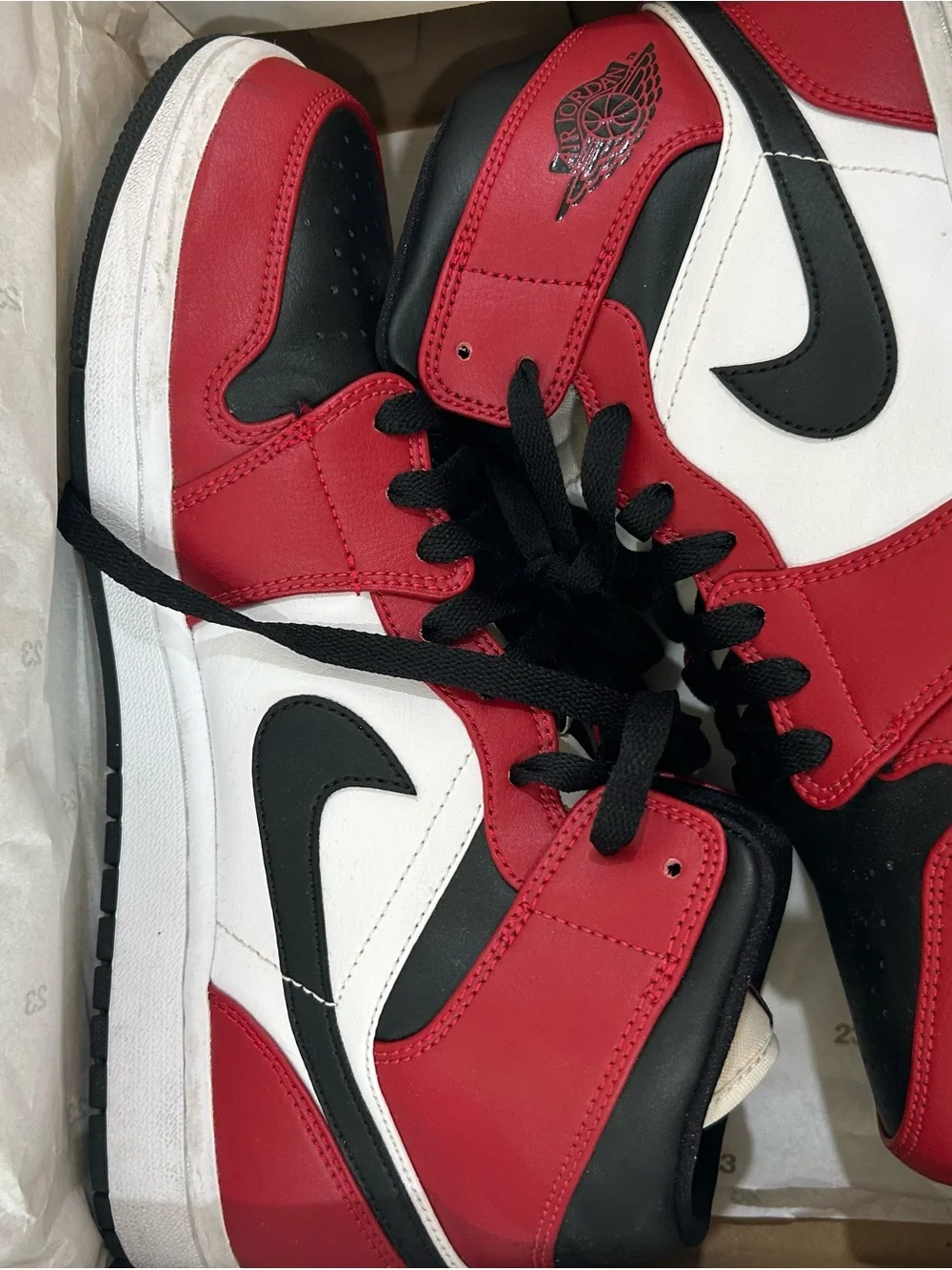 Air Jordan 1 Mid High-Top Basketball Sneaker, Size 8.5